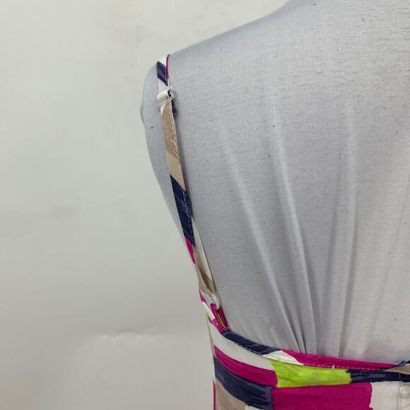 Splendid Geo Pattern Cami Dress Womens XS Extra Small Lined Adjustable Straps - Picture 7 of 16